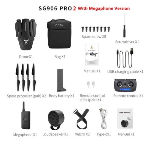 ZLRC SG906 PRO 2 GPS 5G WIFI FPV 4K HD - Görsel 3